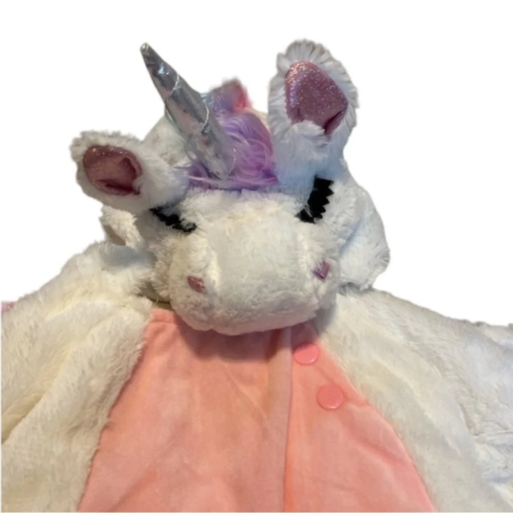 Baby Plush Pullover Faux Fur Unicorn Pegasus Costume Size‎ 6-12 Months